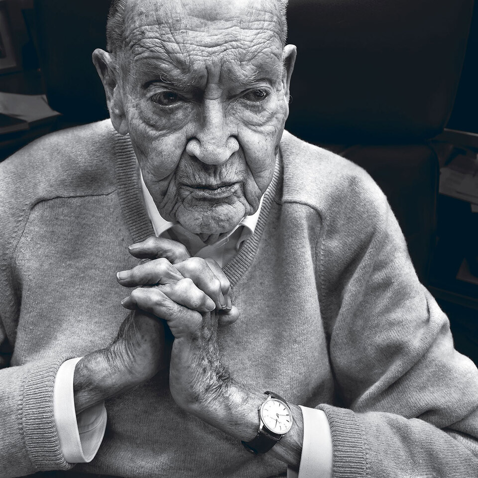 Image of Bogle at roughly the age he wrote the book enough